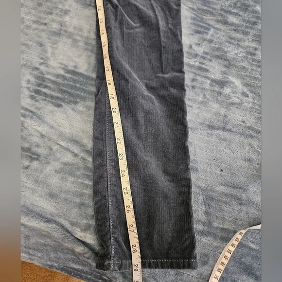 Womens LOFT Corduroy Gray/blue Skinny Pants! - Picture 9 of 9